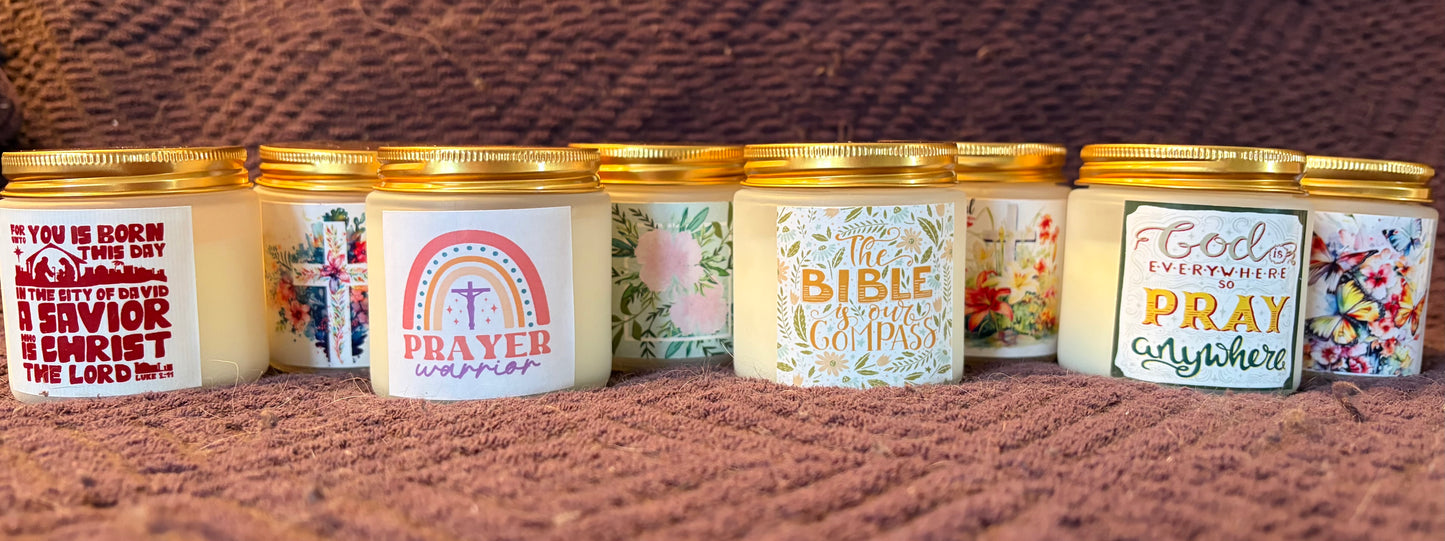 Faith-Inspired Soy Candle (6.7 oz)