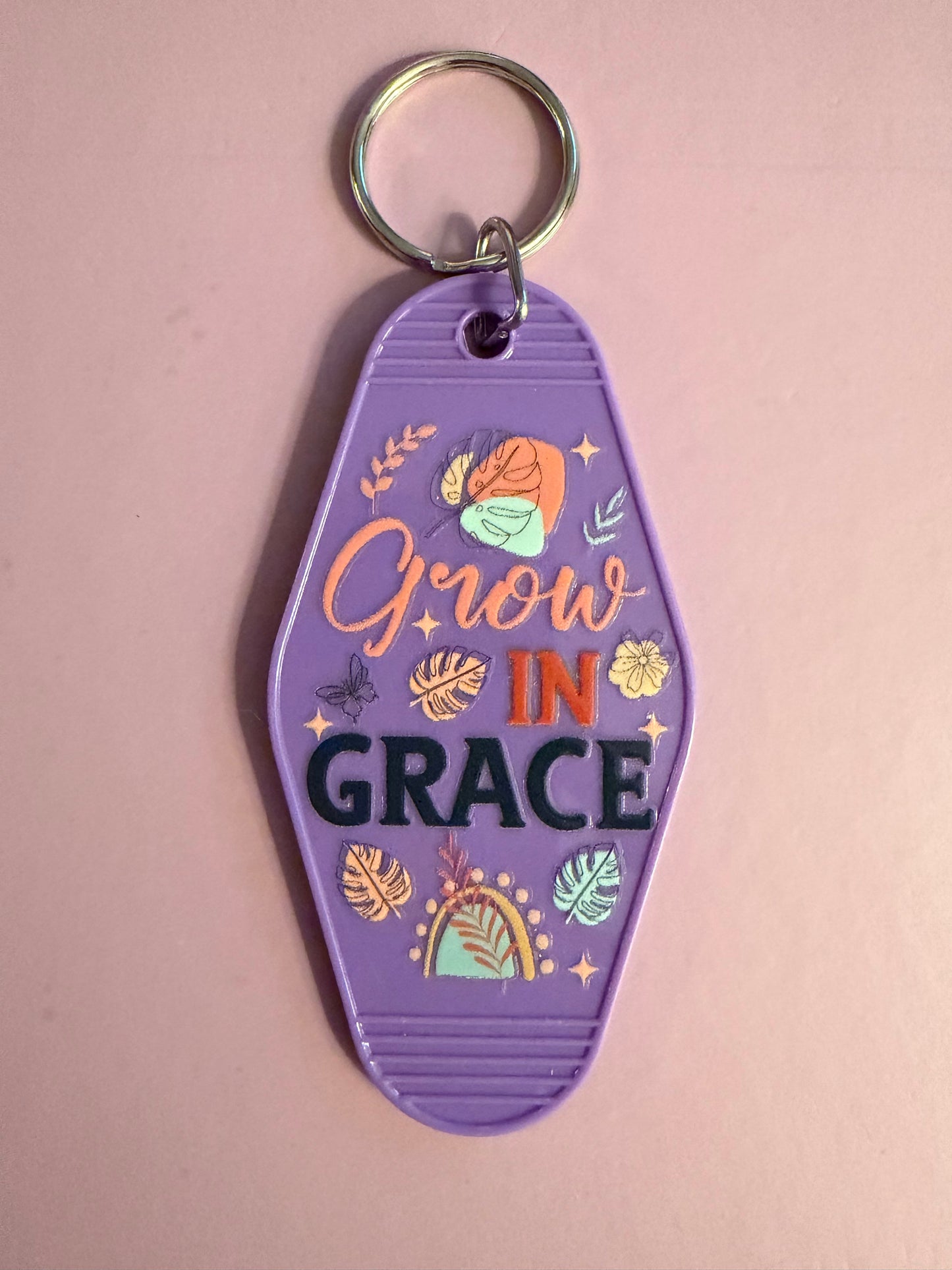 Faith-Inspired Motel Keychains