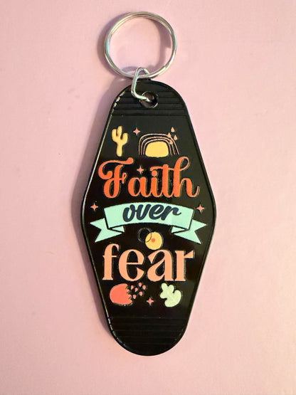 Faith-Inspired Motel Keychains