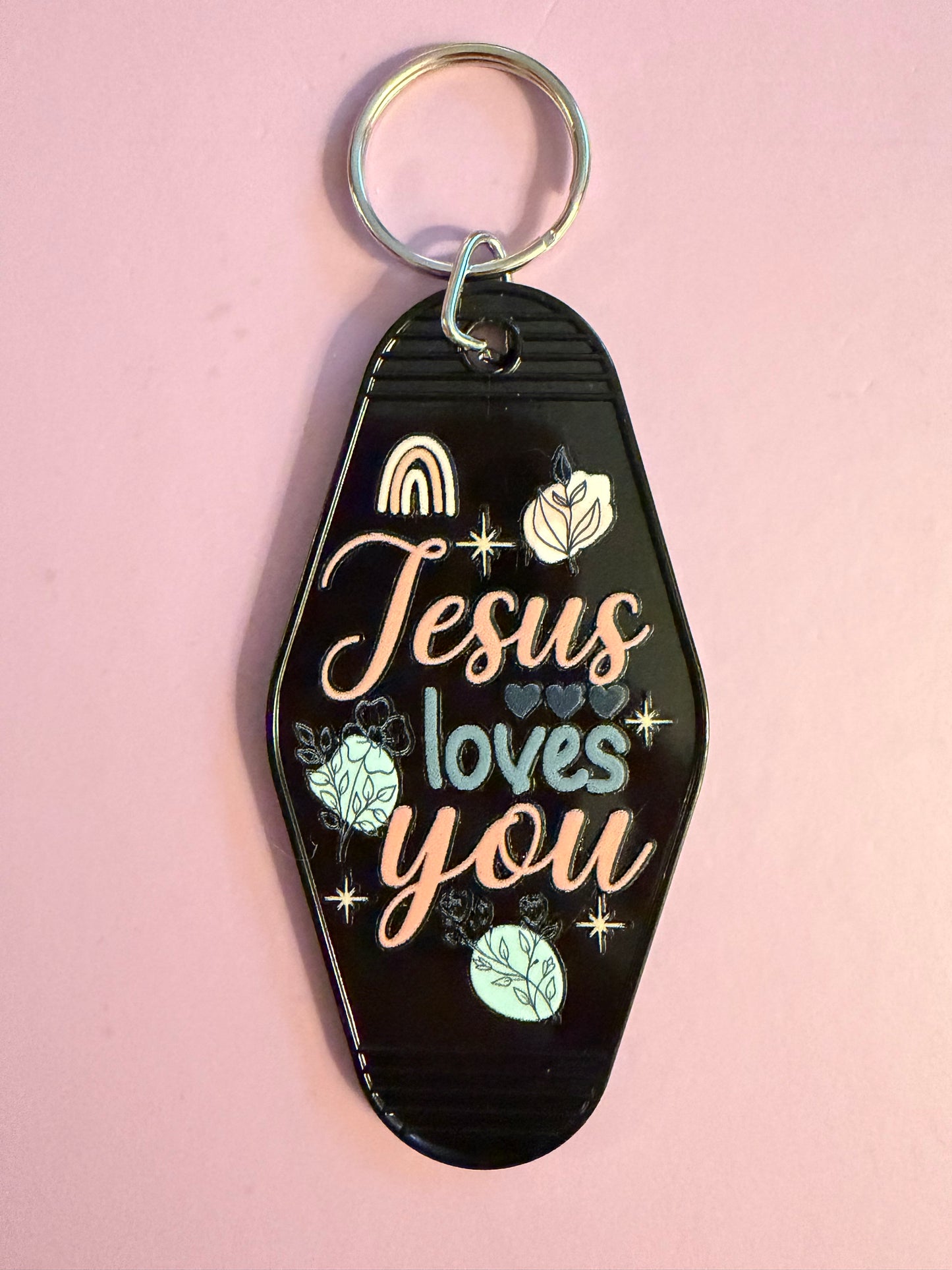 Faith-Inspired Motel Keychains